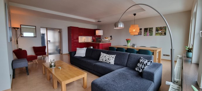 Woonkamer/ keuken vakantiehuis nr 6